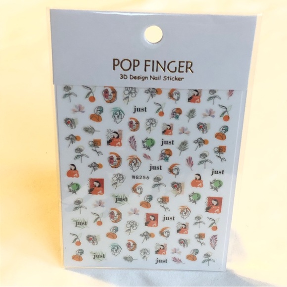 Pop Finger Nail Art - 3 Sheets - Picture 2 of 9